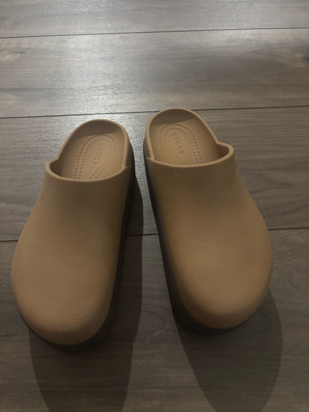 Croc platform clogs 6